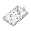 Anti-Tarnish 304 Stainless Steel Pendants STAS-K293-03P-2