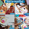 1 Set PET Hollow Out Drawing Painting Stencils DIY-MA0004-98-6