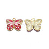 Alloy Enamel Pendants ENAM-N055-105B-3