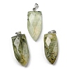 Natural Prehnite Pointed Pendants G-M405-07P-02-3