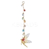 Brass Fairy Pendant Decorations HJEW-JM02976-1