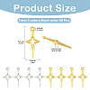 120Pcs 2 Styles Alloy Pendants FIND-YW0011-38-2