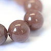 Natural Purple Aventurine Round Bead Strands X-G-E334-6mm-21-4