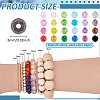 24 Colors Transparent Acrylic Beads TACR-PH0001-93A-2