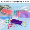 80Pcs Round Silicone Focal Beads SIL-SZ0001-24-17-6