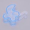 Baby Carriage Shaped Transparent Plastic Candy Boxes CON-WH0080-52A-1