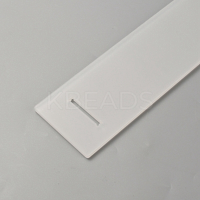 5-Layer Rectangle Acrylic Minifigures Organizer Display Risers ODIS-WH0038-38C-1