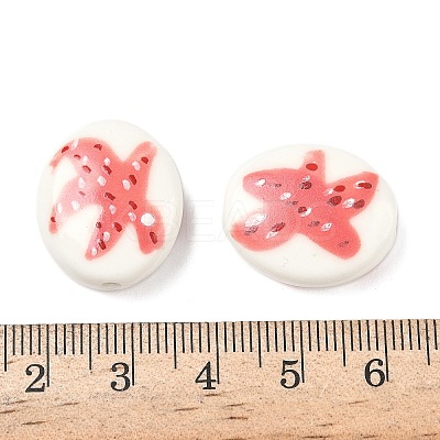 Handmade Porcelain Beads PORC-G014-01B-1