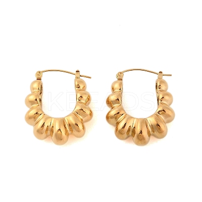 Ion Plating(IP) 304 Stainless Steel Stud Earrings for Women EJEW-N055-22G-1