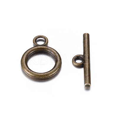 Tibetan Style Alloy Toggle Clasps LS-MLF0273Y-NF-1