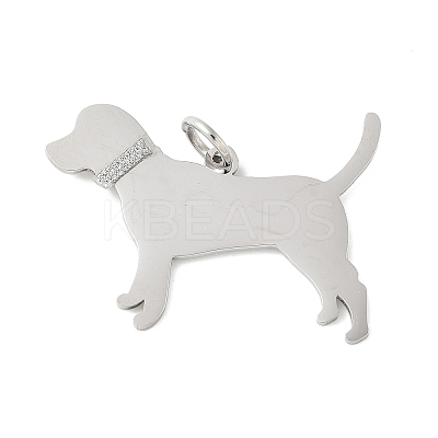 Non-Tarnish 304 Stainless Steel Pendants STAS-E205-09P-1