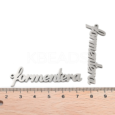 Non-Tarnish 201 Stainless Steel Pendants STAS-A090-28B-P-1