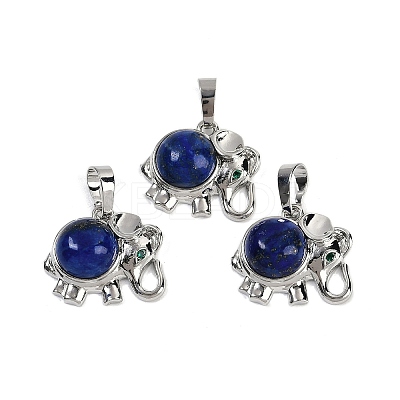 Natural Lapis Lazuli(Dyed) Pendants G-I374-A-P20-1