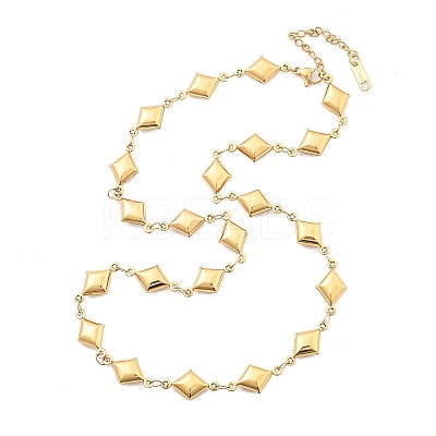 304 Stainless Steel Link Chain Necklaces NJEW-U023-04G-G-1