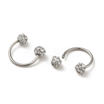 304 Stainless Steel Piercing Body Jewelry AJEW-C033-01B-P-1