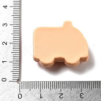 Vehicle Theme Opaque Resin Cabochons LS-RESI-C056-03D-1