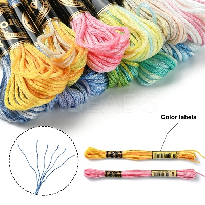 6-Ply Polyester Embroidery Floss OCOR-FZ0001-01J-1