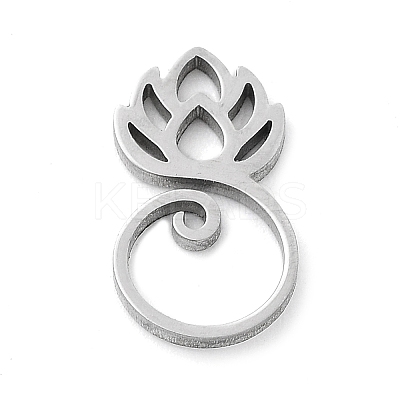 Non-Tarnish 304 Stainless Steel Charms STAS-D036-01P-1