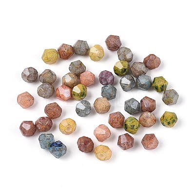 Picasso Baking Paint Glass Beads X-DGLA-T004-61M-1
