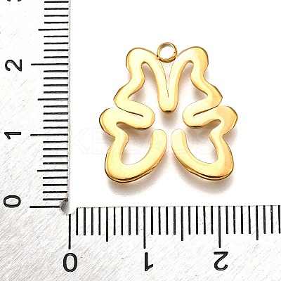 304 Stainless Steel Pendants STAS-M116-37G-1