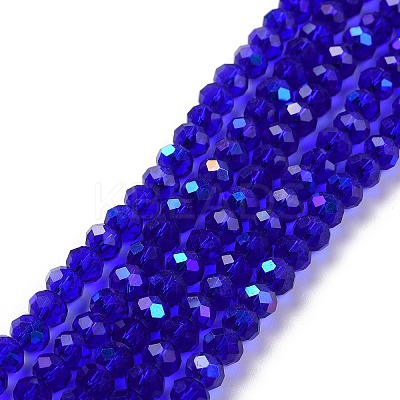 Electroplate Glass Beads Strands LS-EGLA-A034-T8mm-L16-1
