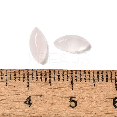 Natural Rose Quartz Cabochons G-F772-01B-17-1