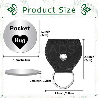 2Pcs 2 Style PU Leather Guitar Clip AJEW-CN0001-21-014-1