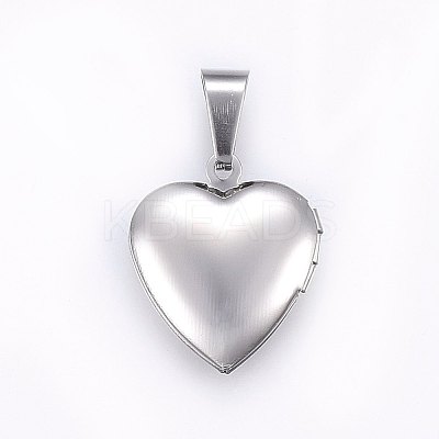 Tarnish Resistant 316 Stainless Steel Locket Pendants LS-STAS-O103-28P-1