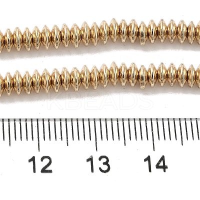 Electroplated Synthetic Non-magnetic Hematite Beads Strands G-I364-F01-LG-1