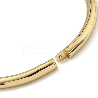 PVD Vacuum Plating 202 Stainless Steel Plain Round Ring Hinged Bangles for Women Men BJEW-M317-06E-G-1