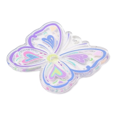 Acrylic Pendants OACR-I008-02B-1