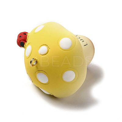 Mushroom Resin Big Pendants CRES-B013-A05-1