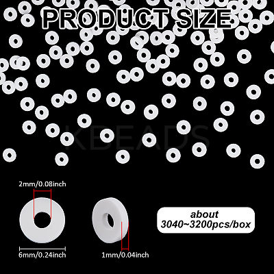 Handmade Polymer Clay Beads CLAY-PH0001-25C-1