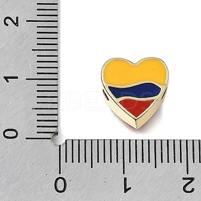 Brass with Enamel Beads KK-CBA8E93-03A-1