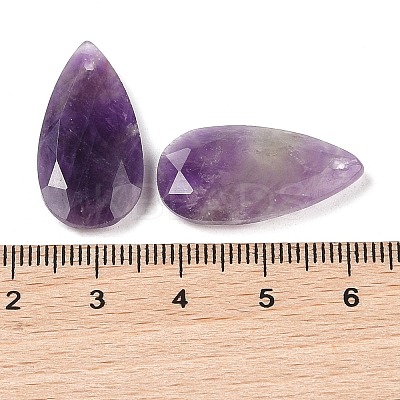 Natural Amethyst Pendants G-M440-01B-1