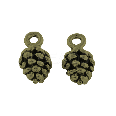 Pine Cone Tibetan Style Alloy Pendants LS-TIBEP-R344-25AB-LF-1