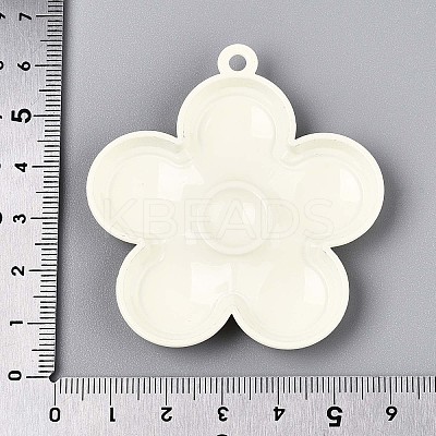 Spray Painted Alloy and Enamel Big Pendants PALLOY-T092-80G-1