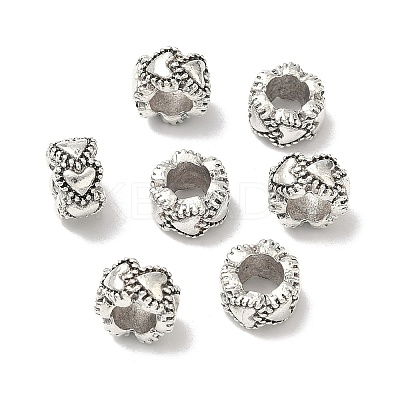 Alloy European Beads PALLOY-S079-076AS-1