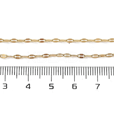 Ion Plating(IP) 304 Stainless Steel Dapped Chain Necklace for Men Women LS-NJEW-E076-02G-1