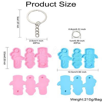 DIY DIY Cup Lid Dropping Adhesive Identification Label 40oz  Straw Fixing Label Plate Backpack Label Plate Silicone Making Kits DIY-CJ0002-75-1