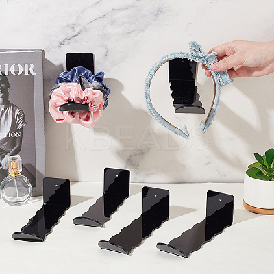 4Pcs Acrylic Wall Corner Storage Rack AJEW-PH0008-74-1