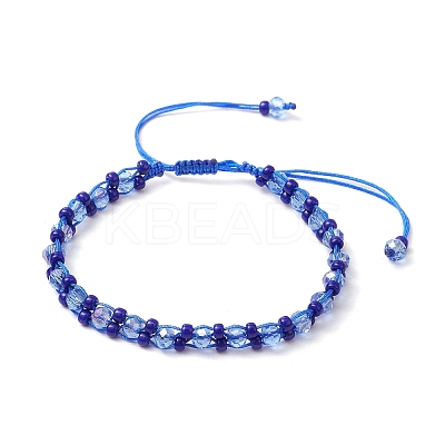 Baking Paint Glass Seed Beaded Bracelets BJEW-MZ00155-03-1