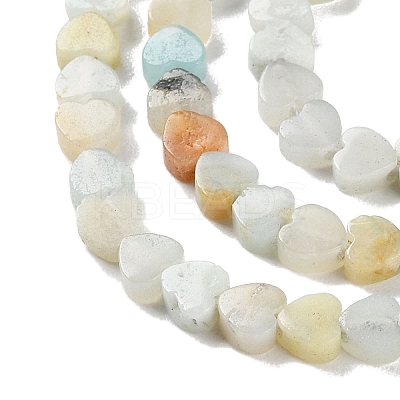 Natural Flower Amazonite Beads Strands G-M403-A34-01-1