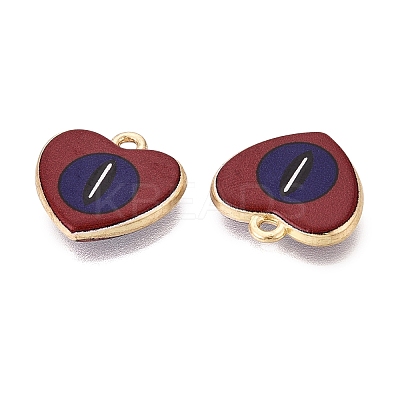 Valentine's Day Printed Alloy Pendants PALLOY-SZC0008-15E-1