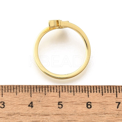 Brass Cuff Rings for Women RJEW-U044-I-1