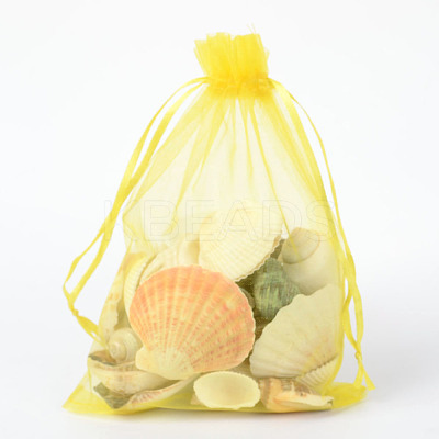 Organza Gift Bags with Drawstring OP-R016-15x20cm-16-1