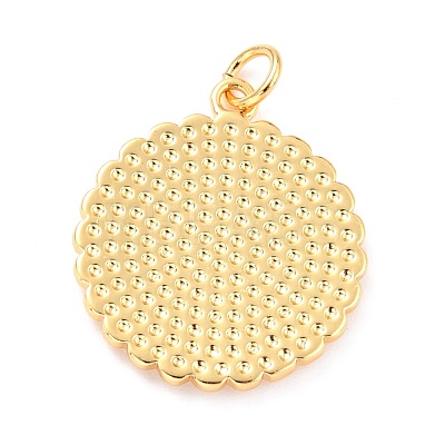 Real 18K Gold Plated Brass Pendants KK-L206-013G-05-1