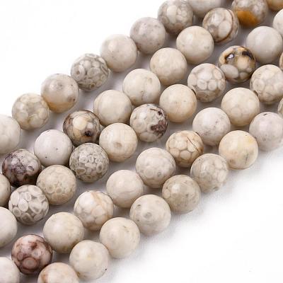Natural Maifanite/Maifan Stone Beads Strands X-G-F353-6mm-1