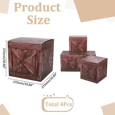 Paper Box for Party Decoration AJEW-WH0696-022B-1