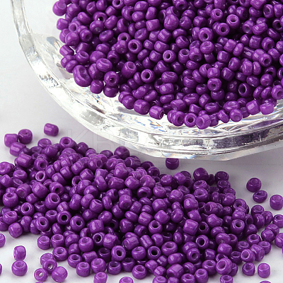 6/0 Baking Paint Glass Seed Beads SEED-OL0002-09-4mm-10-1